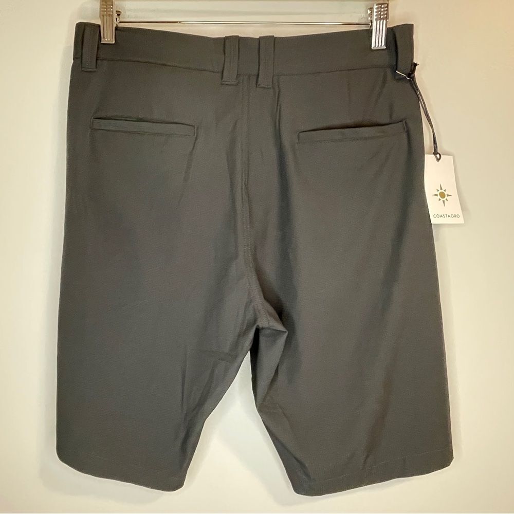 COASTAORO Men’s Nordstrom Newport Walking Shorts Charcoal Gray - Picture 4 of 7